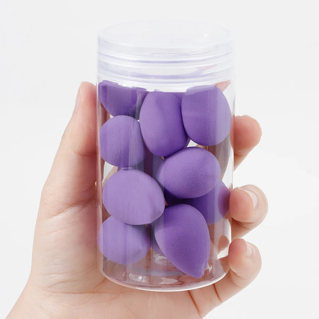 12-Pack Mini Makeup Sponges Wet & Dry Beauty Blender Set Makeup Sponge Set QXL