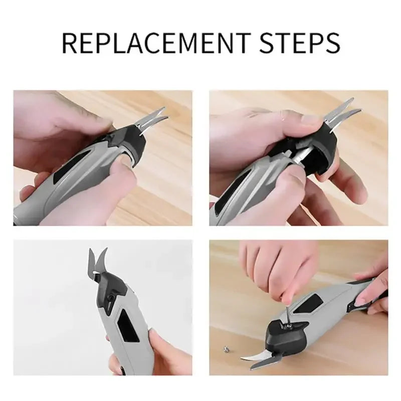 Dreamburgh USB Rechargeable Electric Scissors – Fabric & Leather Electric Scissors QXL
