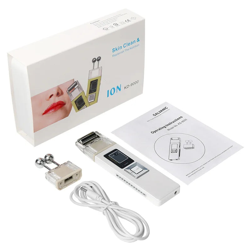 Microcurrent Ion Facial Cleansing Device | Pore Minimizer Facial Cleansing Device QXL with box