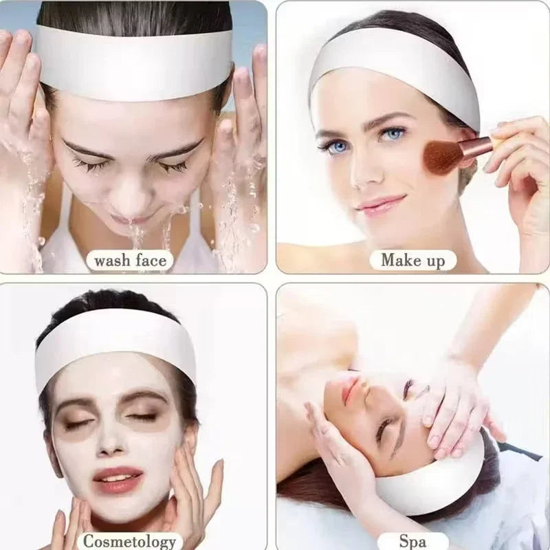 Disposable Spa Facial Headbands 10/50/100-Pack | Adjustable Disposable Facial Headbands QXL