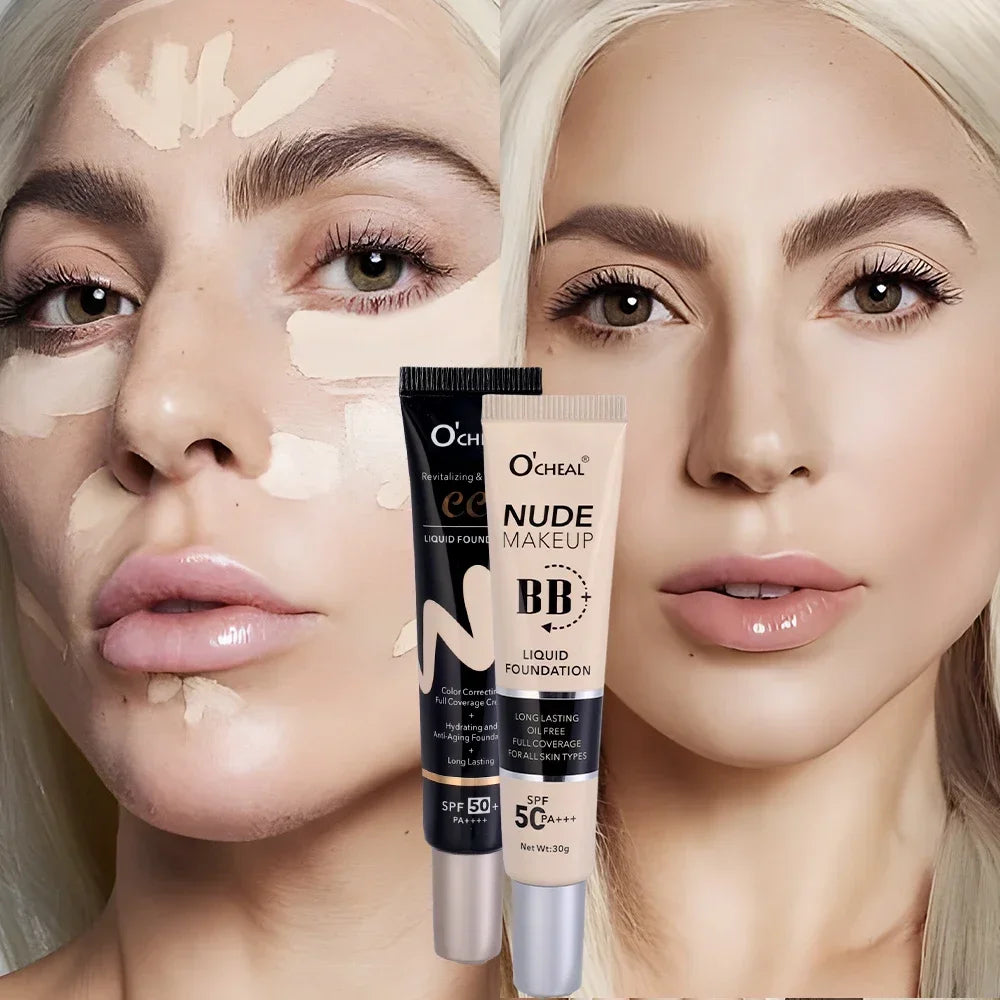 Oil Control BB Cream – Waterproof Foundation & Concealer BB Cream Foundation QXL
