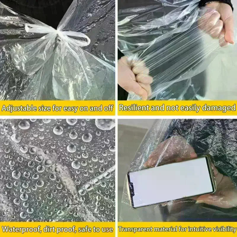 100-Pack Disposable Hair Cutting Capes | Waterproof Salon Cape Disposable Hair Cape QXL