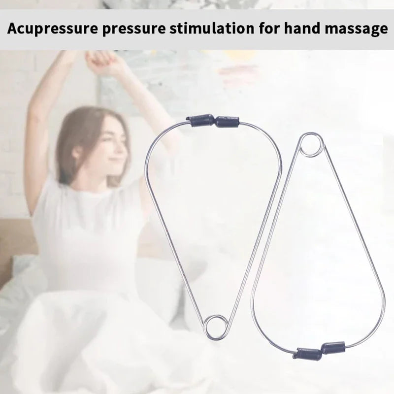 Metal Finger Acupressure Clips | Hand Meridian Massager Set Acupressure Massage Clip QXL