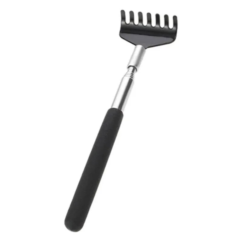 Portable Iron Back Scratcher | Manual Massage Body Tool Back Scratcher QXL black