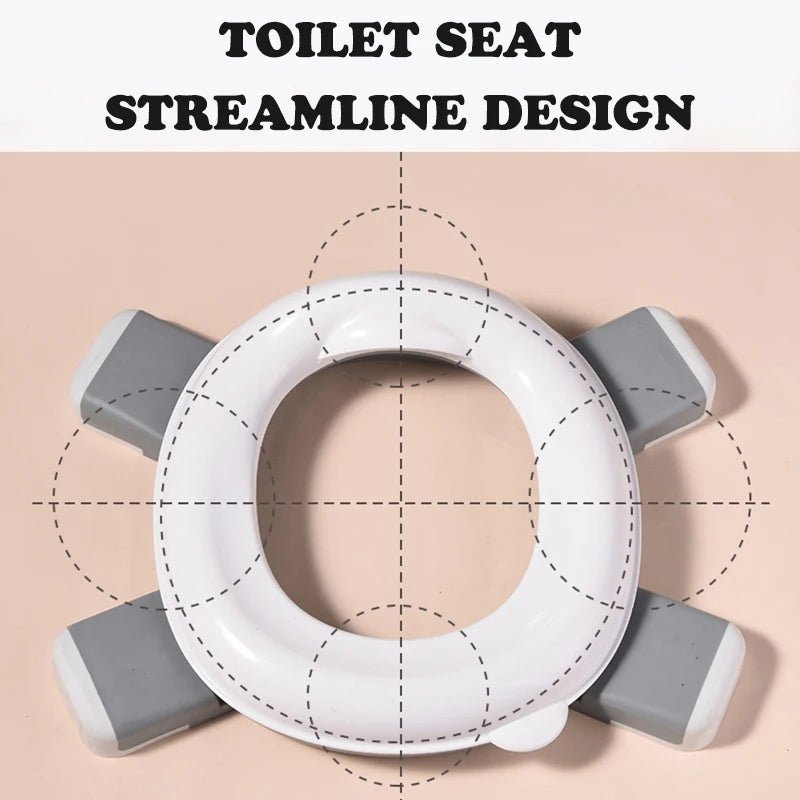 3-in-1 Portable Foldable Baby Potty Training Seat with Bags Baby Potty Seat QXL