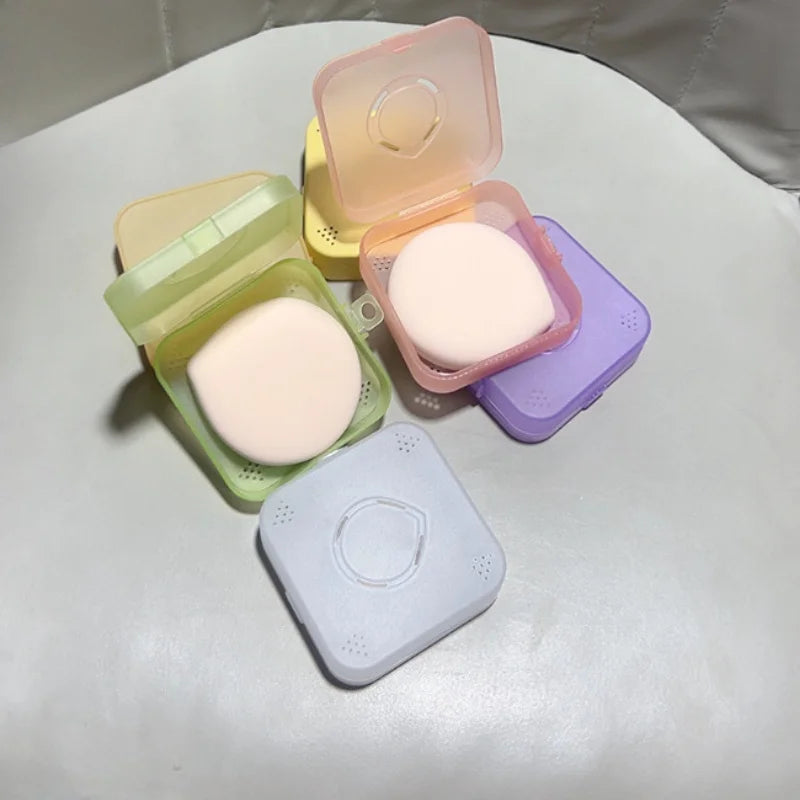 3-Pack Large Powder Puff Storage Box | Breathable Dustproof Powder Puff Storage Box QXL