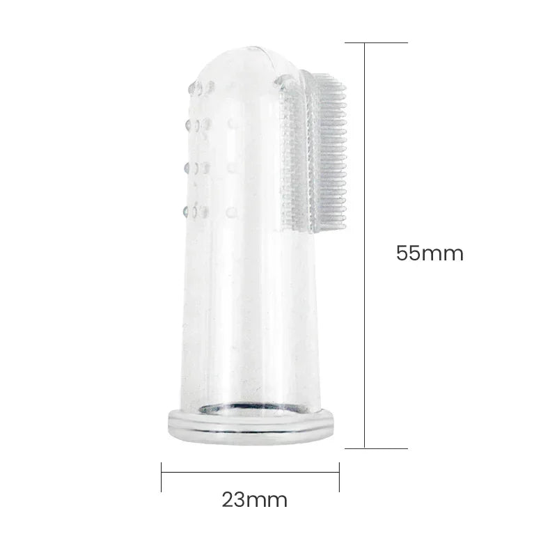 Silicone Pet Finger Toothbrush for Dogs & Cats | Dental Care Pet Finger Toothbrush QXL