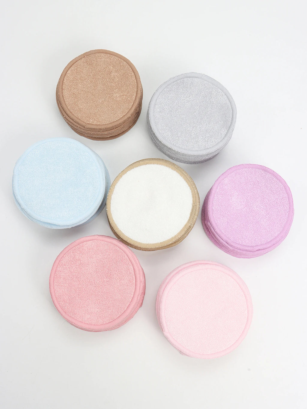 Bamboo Fiber Makeup Remover Pads – Reusable 6/12/24 Pack Makeup Remover Pads QXL
