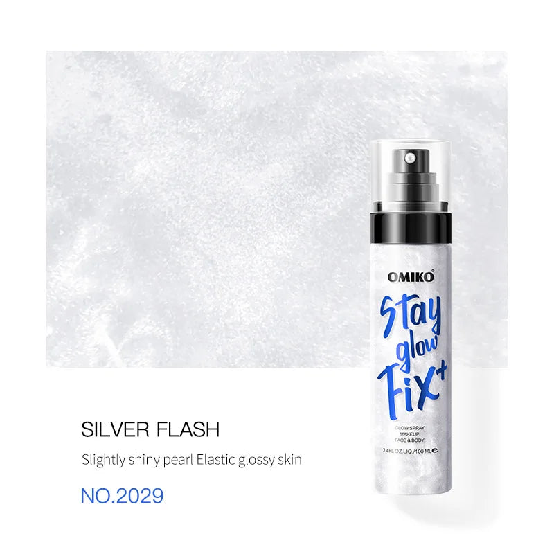 Flash Facial Setting Spray | Moisturizing & Long-Lasting 100ml Makeup Setting Spray QXL 2029-blue