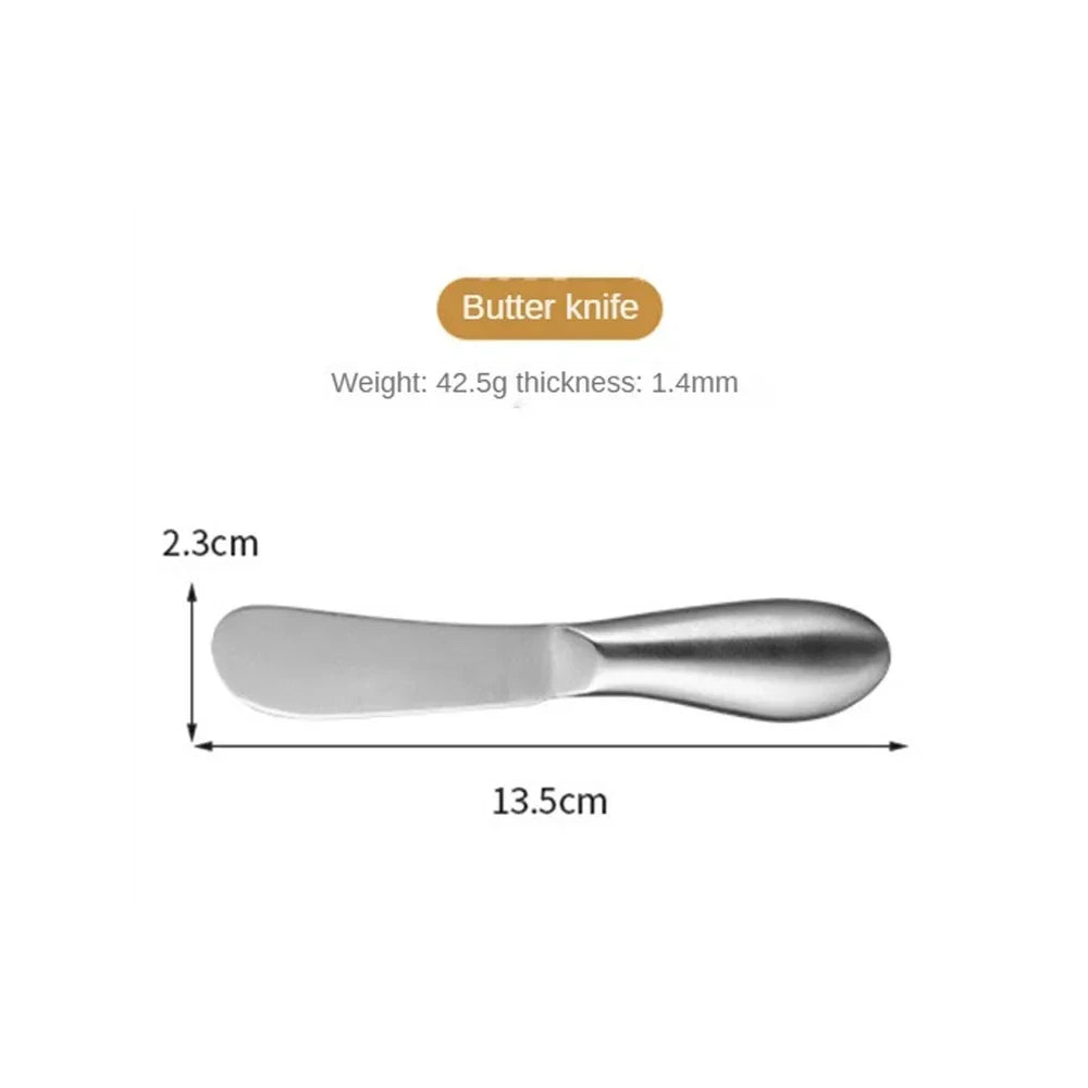 Stainless Steel Butter Knife & Cheese Spreader | Kitchen Tool Butter & Cheese Knife QXL