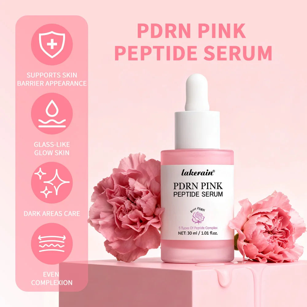 Korean Toner Pad & Salmon PDRN Pink Peptide Serum Kit Facial Serum Kit QXL