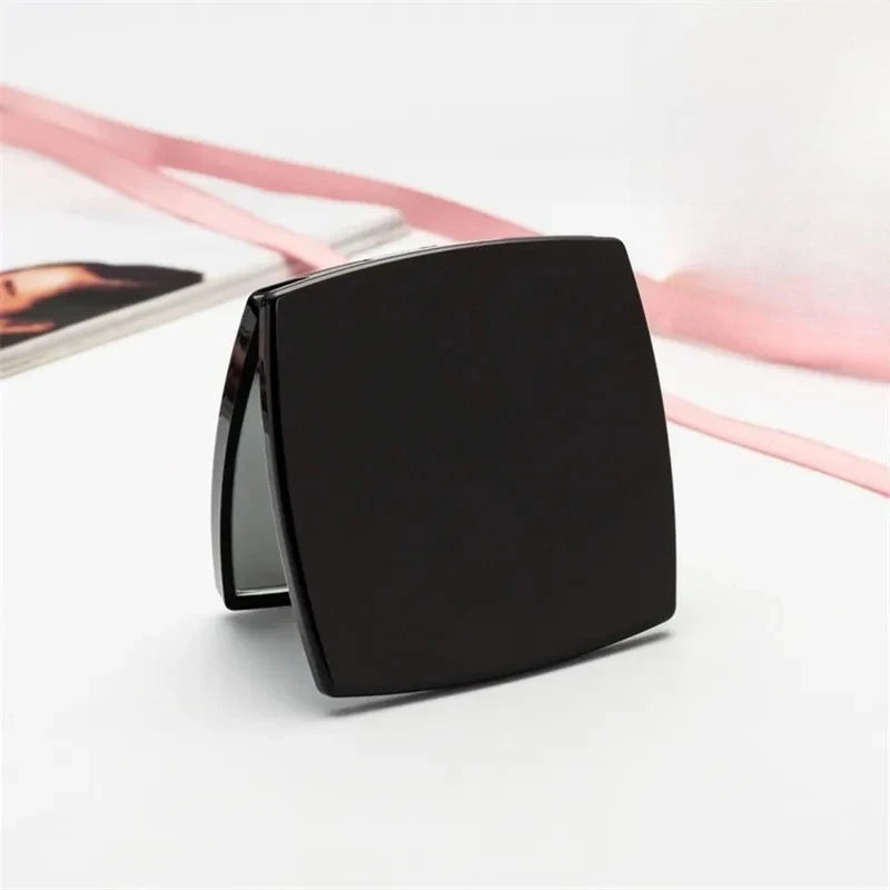 Square Double-Sided Compact Pocket Mirror | Portable Makeup Compact Pocket Mirror QXL