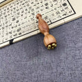 Brass Lotus & Beech Wood Facial Massager Acupressure Set Facial Massager Set QXL Brown