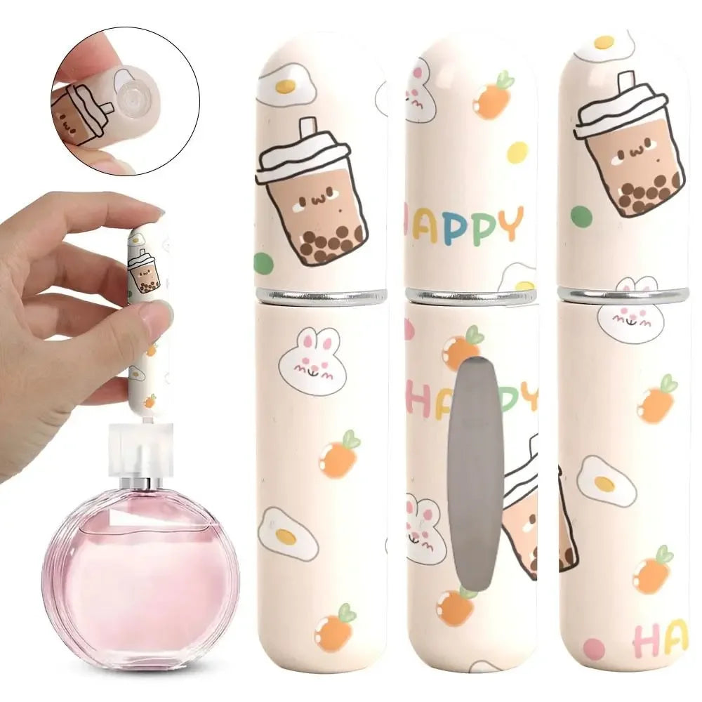 5ml Mini Refillable Perfume Spray Bottle | Leak-Proof Travel Perfume Spray Bottle QXL