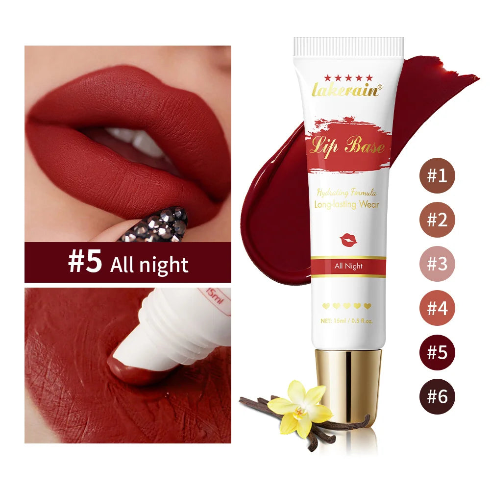 Matte Lip Tint & Blush | Hydrating Shea Butter Lipstick 6 Shades Matte Lip Tint QXL