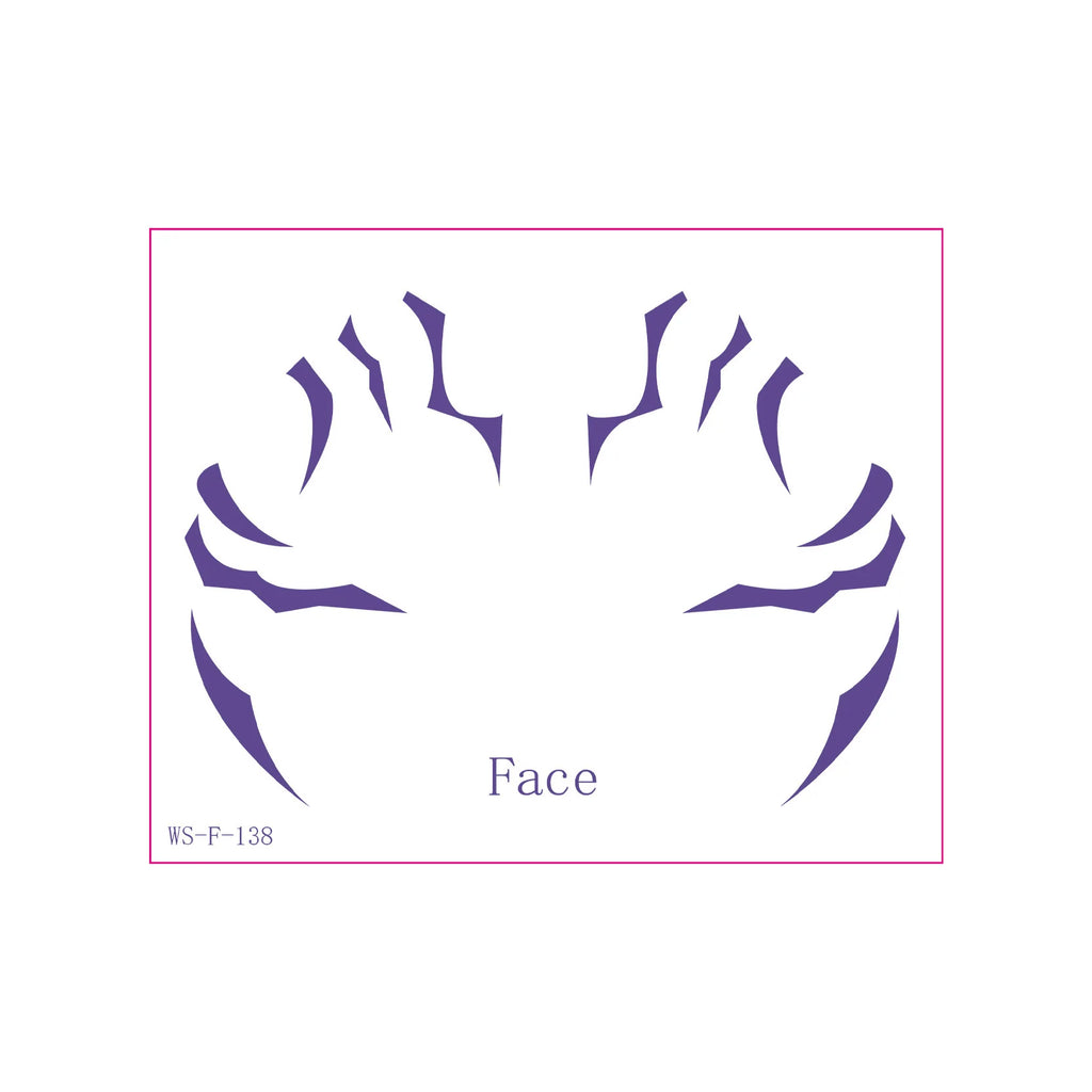 Kpop Demon Dark Temporary Tattoo Stickers | Cosplay Body Art Temporary Tattoo Stickers QXL