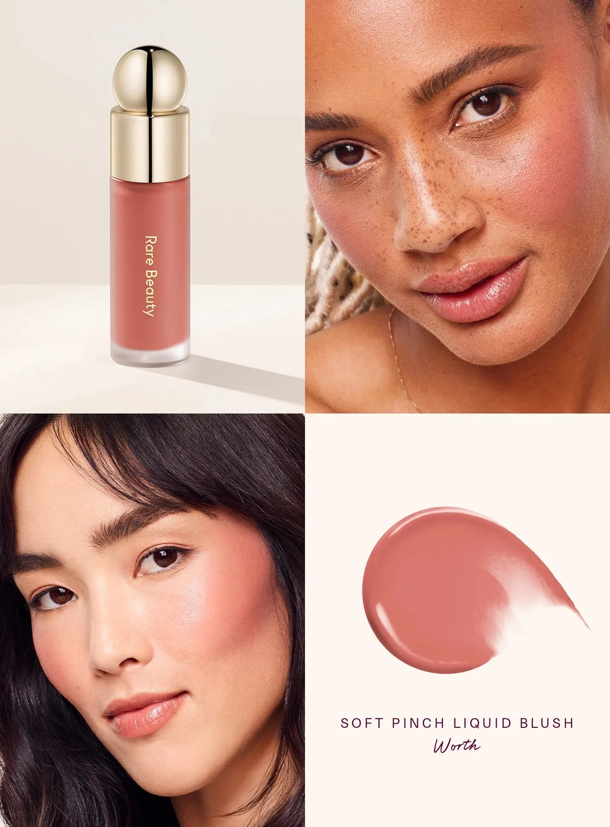 Rare Beauty Soft Pinch Liquid Blush | Long-Lasting Velvet Glow Liquid Blush QXL