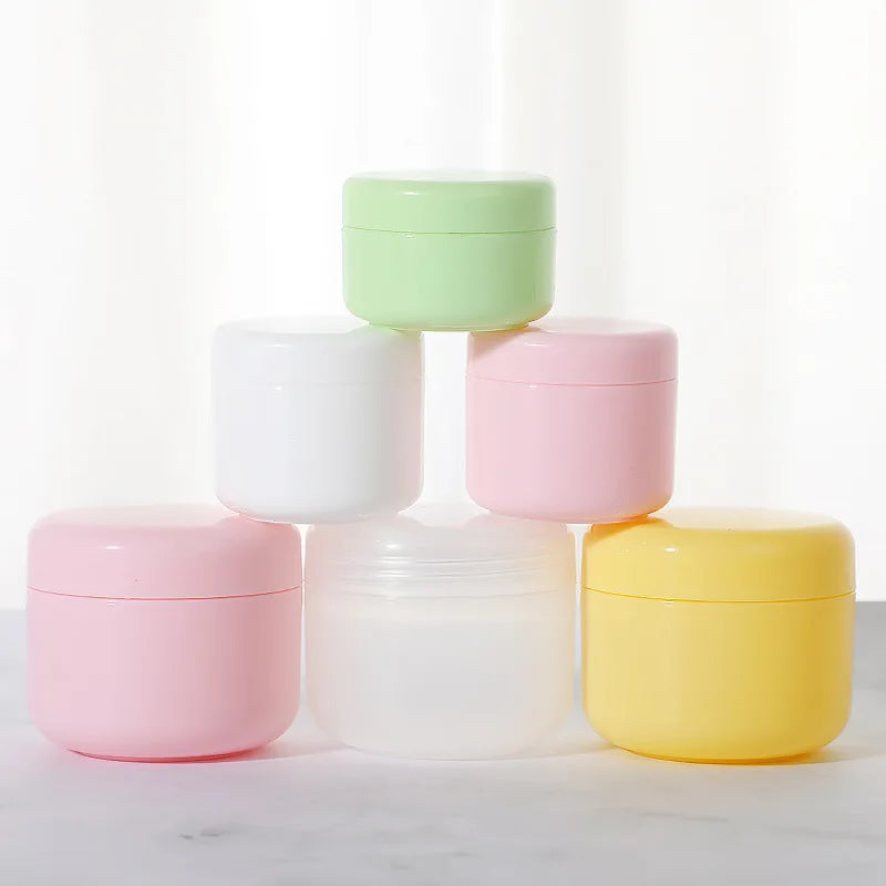 10-Pack Refillable Cosmetic Jars 10g 20g 30g | Travel Cream Pots Cosmetic Jars QXL