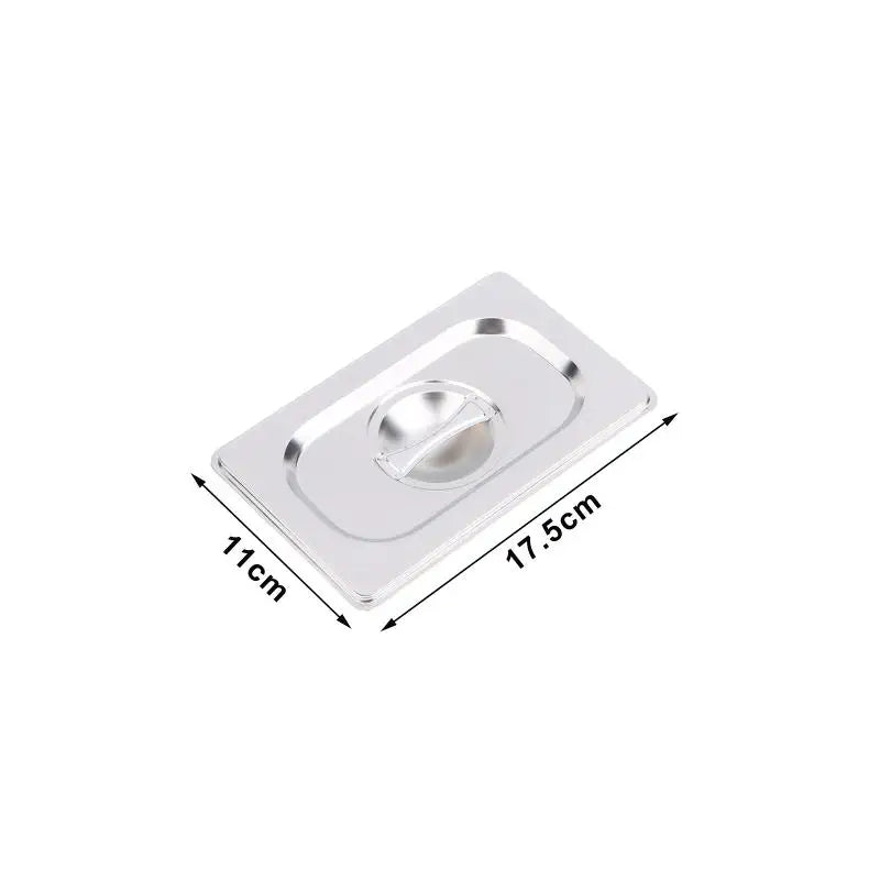 Stainless Steel Food Pan Lids | Notched Steam Table Covers Food Pan Lid QXL P9