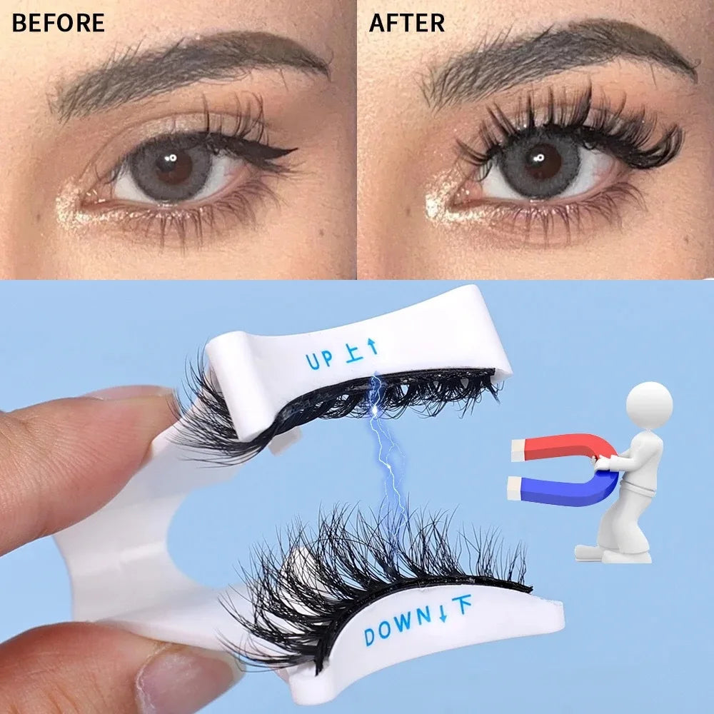 Magnetic Eyelash Applicator Clip & Curler for False Lashes Eyelash Applicator Clip QXL