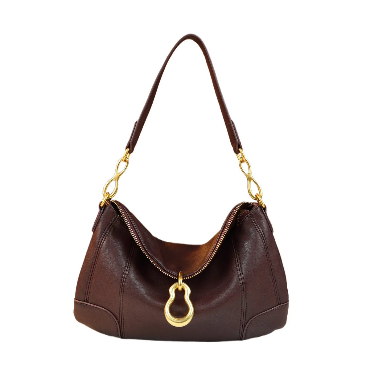Luxury Minimalist Diaper Bag | Vintage Leather Crossbody Tote Diaper Bag Tote QXL