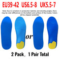 Breathable Arch Support Insoles | EVA Cushion EU35–46 Shoe Insoles QXL EU39-42 US6.5-8
