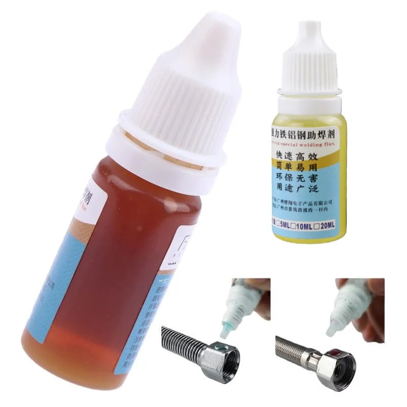10ml No-Clean Liquid Soldering Flux | Aluminum Copper 18650 Soldering Flux QXL Onesize