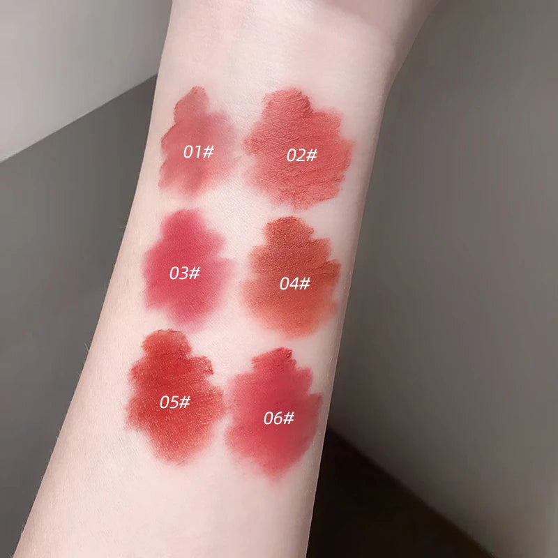 Gege Bear Matte Powder Lip Mud | No-Transfer Long-Lasting Matte Lip Mud QXL