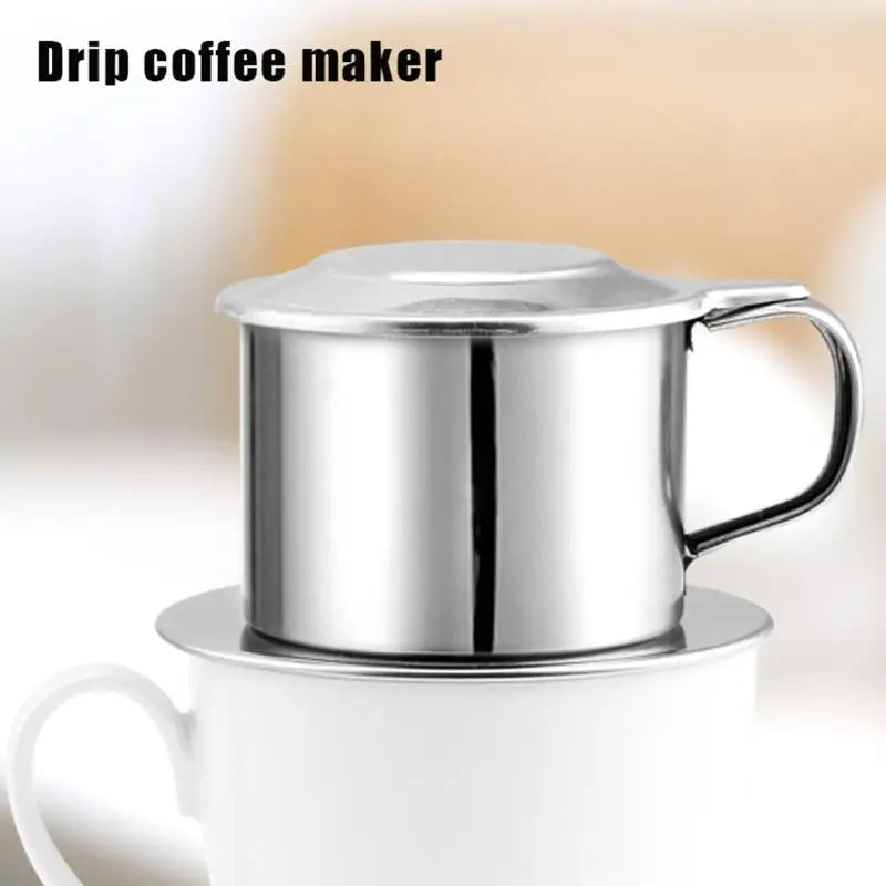 Stainless Steel Vietnamese Coffee Dripper & Filter Cup Coffee Dripper Filter QXL