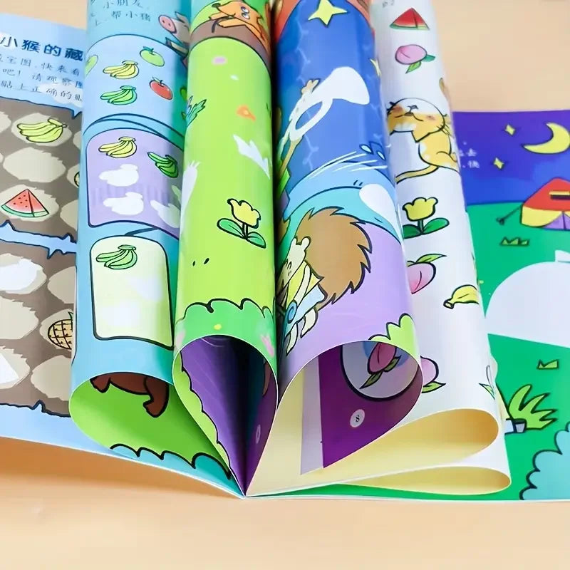 Toddler Sticker Book | Creative Craft Activity Set for Kids 3+ Kids Sticker Book QXL