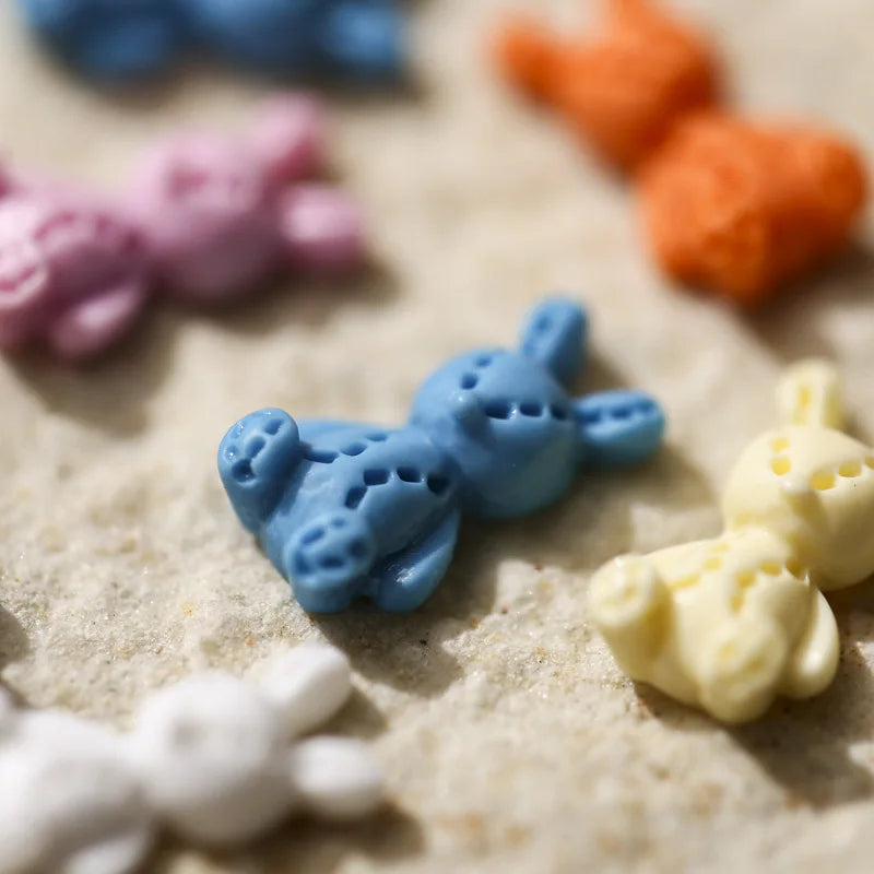 10-Pack 3D Kawaii Bear Resin Nail Art Charms | DIY Nail Decor Nail Art Charms QXL
