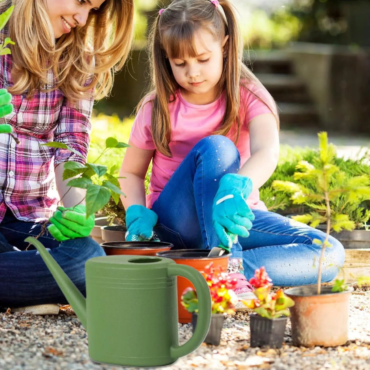 1L Long Spout Indoor Plant Watering Can | Portable & Lightweight Indoor Watering Can QXL