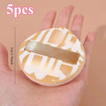 5-Pack Air Cushion Makeup Sponge Puffs – Dry & Wet Use Makeup Sponge Puff QXL Yellow 5pcs