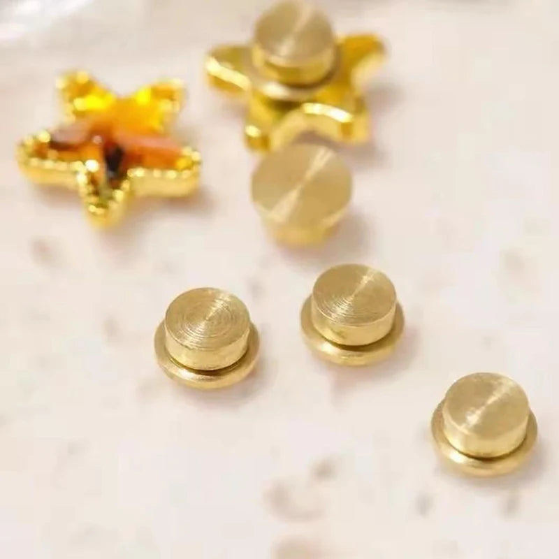 5-Pack Rotating Bearing Nail Charms | Metal Nail Art Decoration Nail Art Charms QXL