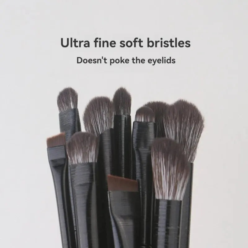 10-Piece Soft Eye Makeup Brush Set | Eyeshadow & Liner Brushes Eye Makeup Brush Set QXL