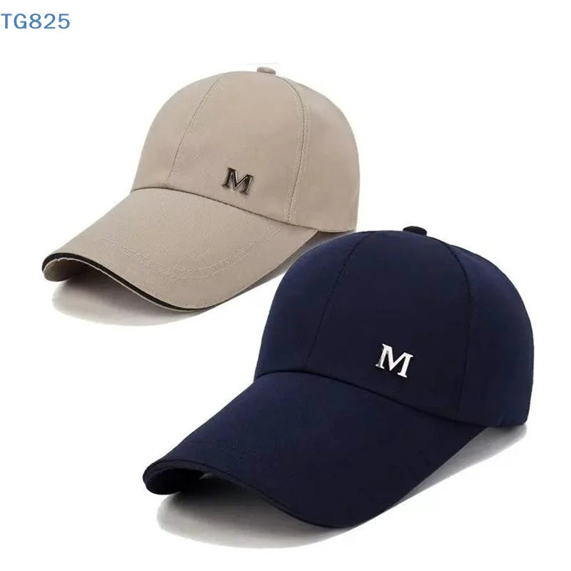 Unisex Snapback Baseball Cap | Long Brim Sun Hat for Golf Snapback Baseball Cap QXL