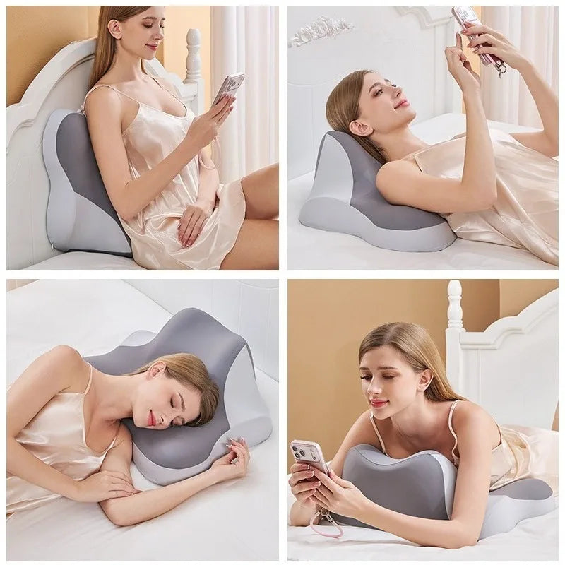 Wedge Pillow – Cervical Support, Phone Rest & Headboard Cushion Wedge Support Pillow QXL