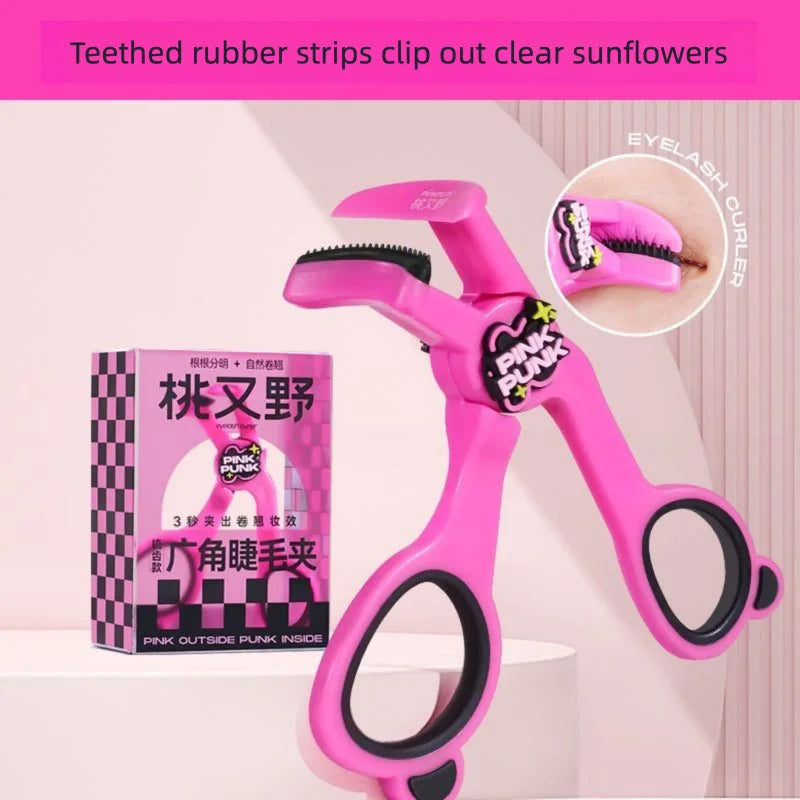 Borderless Wide-Angle Eyelash Curler | Natural Long-Lasting Curl Eyelash Curler QXL