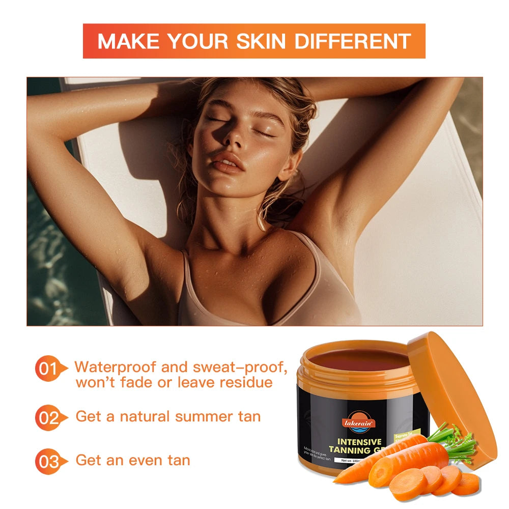 Intensive Tanning Gel | Coconut Oil Tan Accelerator 100ml Tanning Gel QXL
