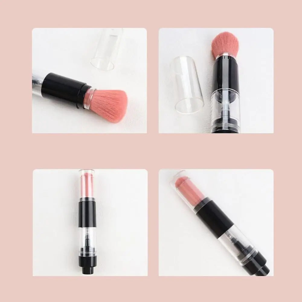 Refillable Press-Release Powder Brush | Travel Makeup Applicator Powder Makeup Brush QXL