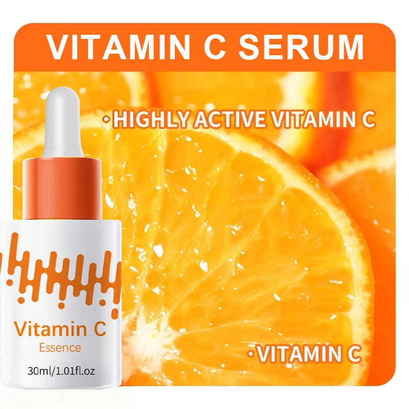 Vitamin C Brightening Face Serum – Hydrating & Fine Line Care Vitamin C Face Serum QXL