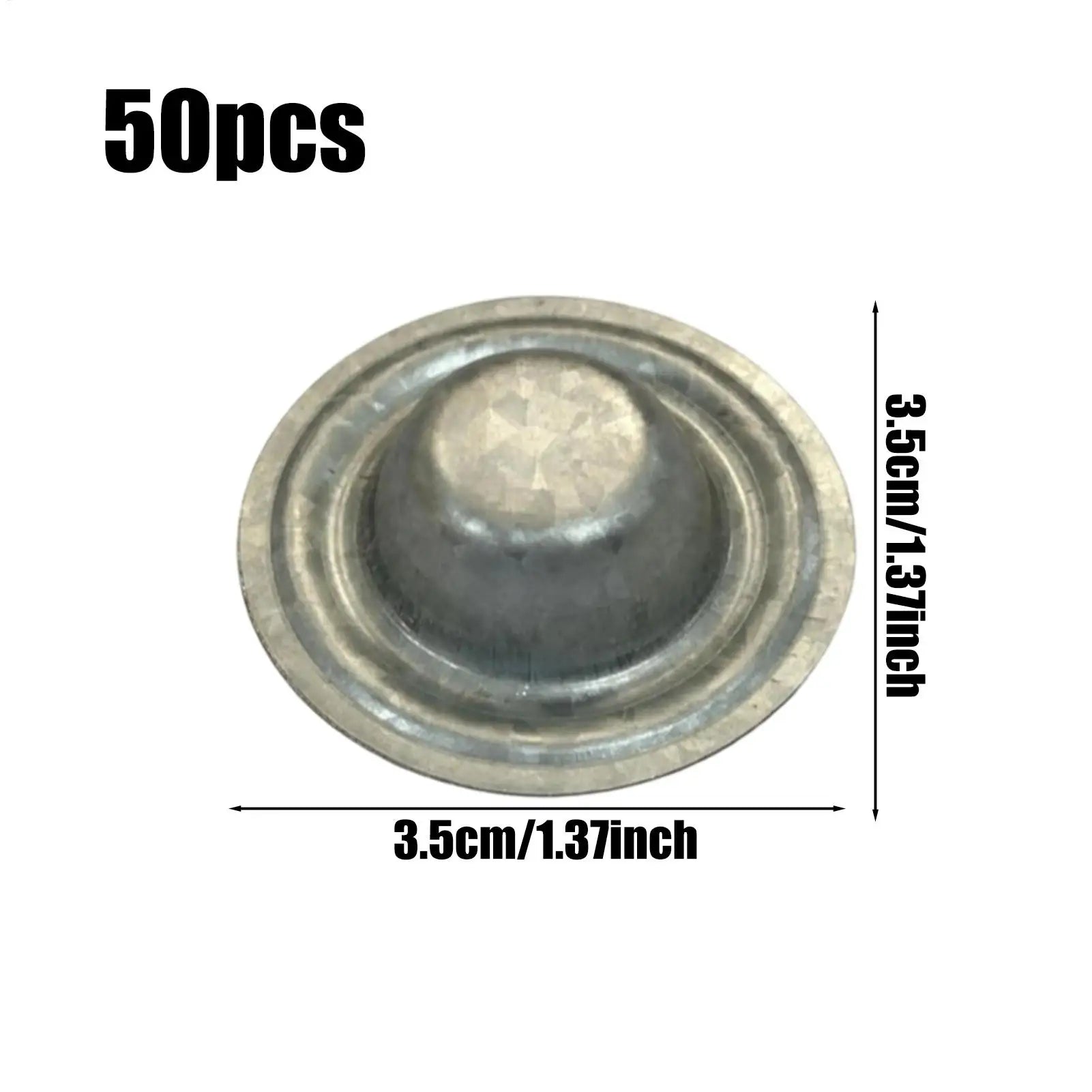 50-Pack Metal Roof Screw Caps | Aluminum-Zinc Weatherproof Covers Roofing Screw Caps QXL