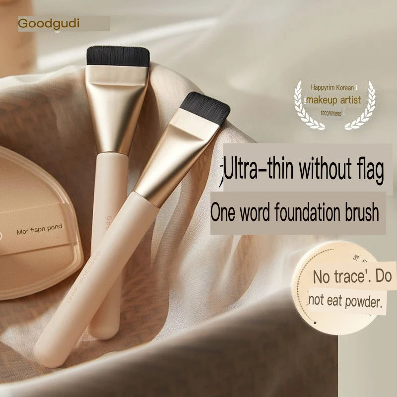 Flat Head Liquid Foundation Brush | Seamless Blade Makeup Foundation Makeup Brush QXL