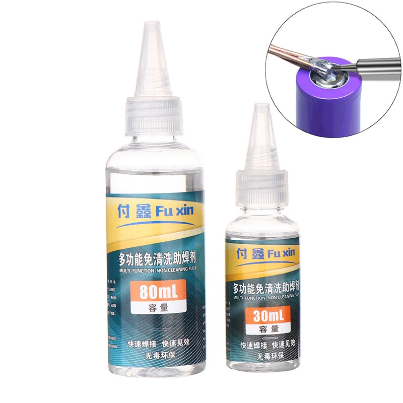 Solder Flux 30/80ml – Stainless Steel, Battery & PCB Use Soldering Flux QXL
