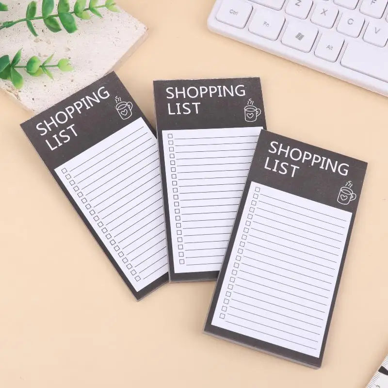 Magnetic Fridge Memo Pad | Tearable Shopping List Notepad Magnetic Notepad QXL