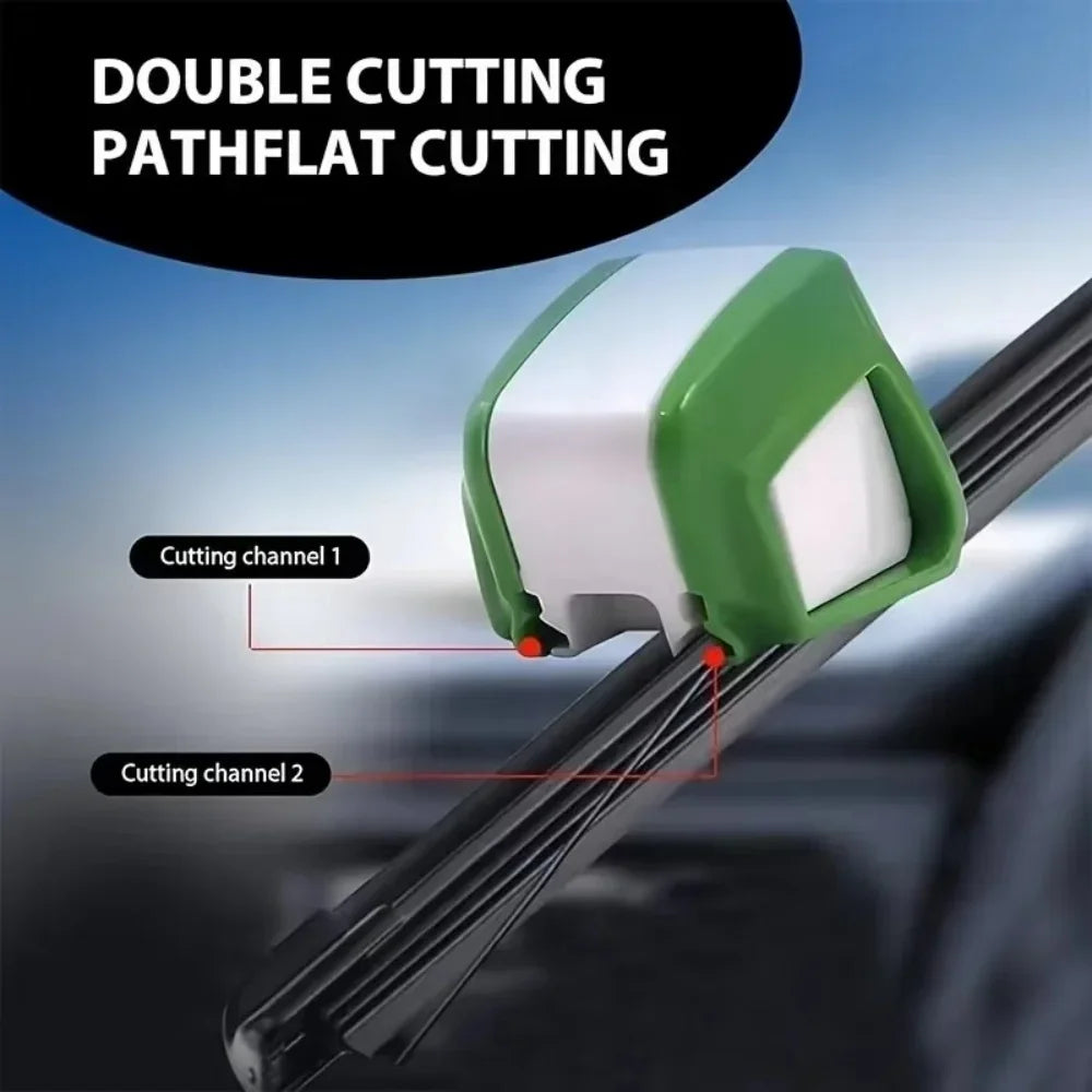 Wiper Blade Restorer & Regroove Trimmer Tool for All Cars Wiper Blade Restorer QXL