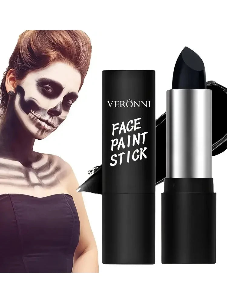 VERONNI Black Face & Body Paint Stick | Waterproof Eye Black Face & Body Paint QXL black