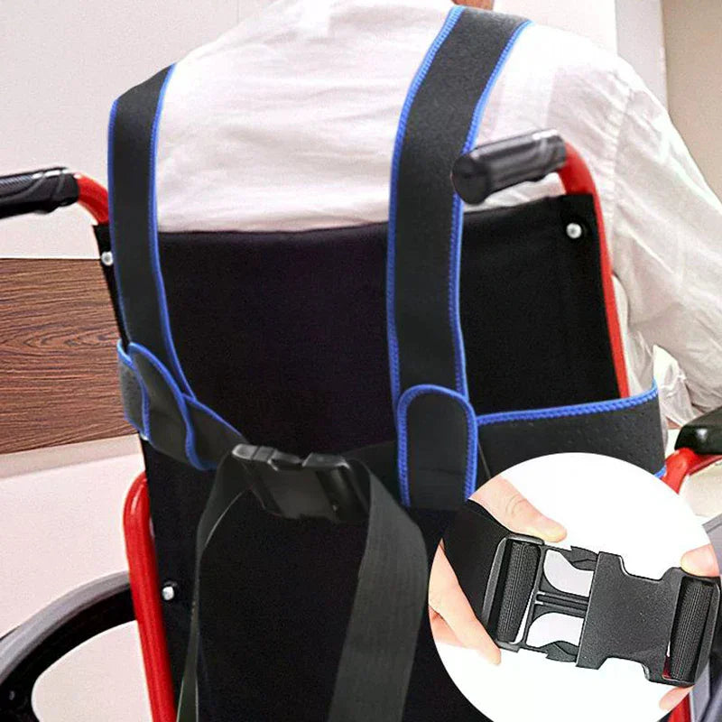 Wheelchair Safety Restraint Belt | Positioning Strap & Buckle Wheelchair Safety Strap QXL