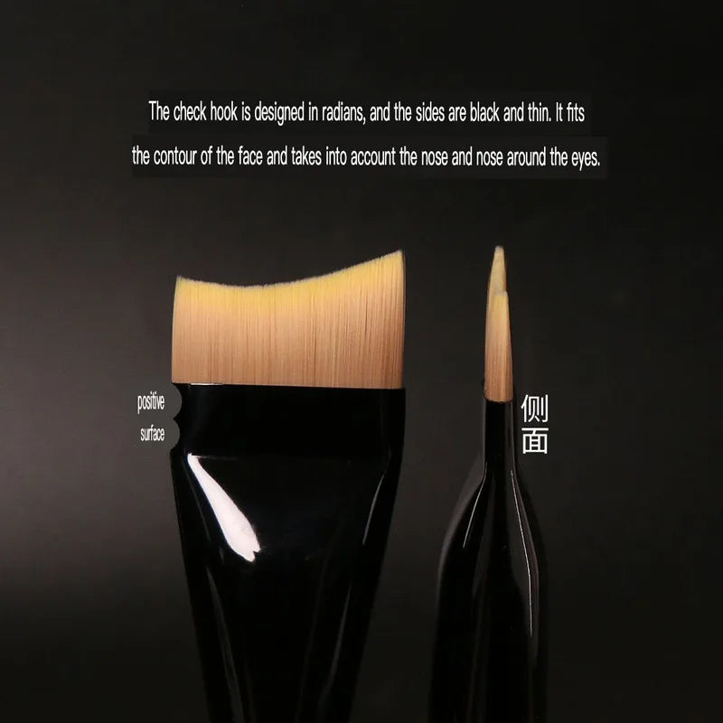 Painter D78 Double-Hook Foundation Brush | Streak-Free Foundation Makeup Brush QXL
