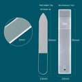VVOCCI Nano Glass Nail File with Case | Manicure Tool Glass Nail File QXL Pointed